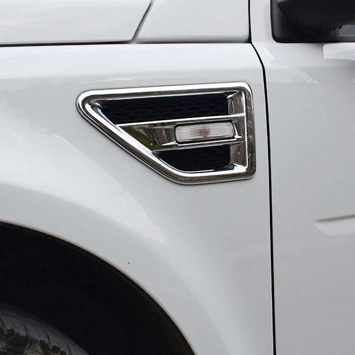 for 2008-2015 2 LR2 Chrome ABS Car Side Air Intake Vent Cover Trim