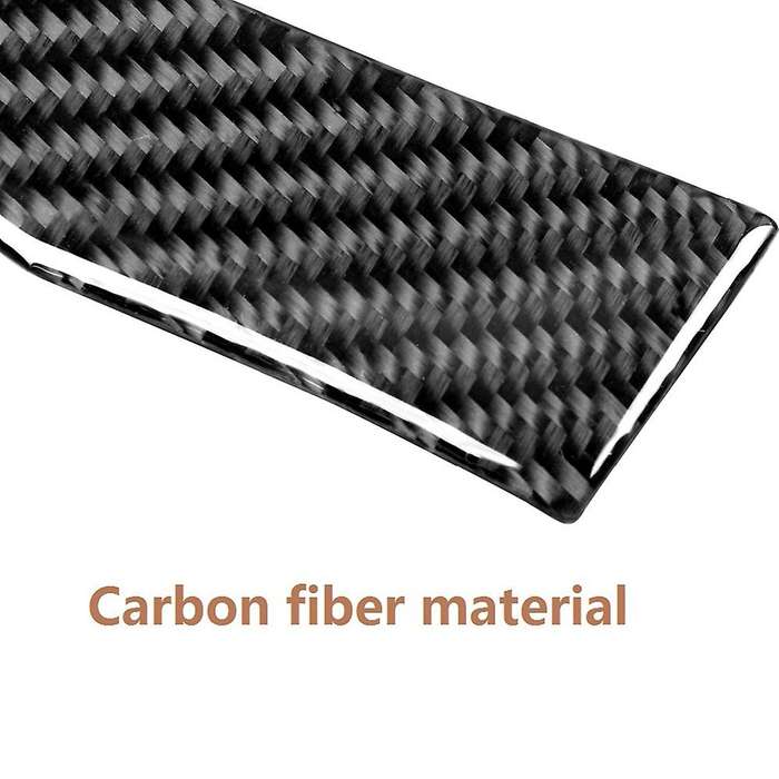 for 2008-2015 Both Side of Speedometer Carbon Fiber Sticker Button Cover Trim Accessories