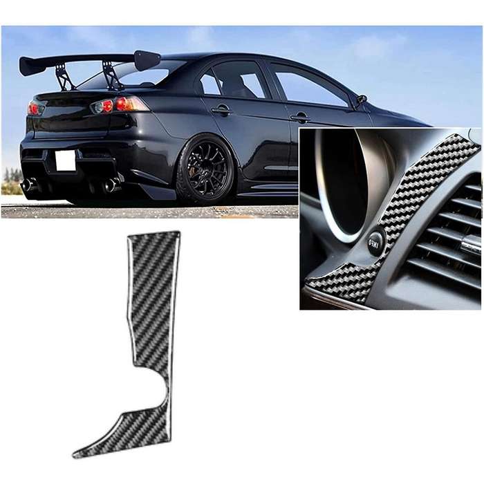 for 2008-2015 Both Side of Speedometer Carbon Fiber Sticker Button Cover Trim Accessories
