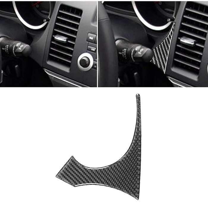 for 2008-2015 Car Carbon Right Side of Speedometer Sticker Button Cover Trim Accessories(LHD)