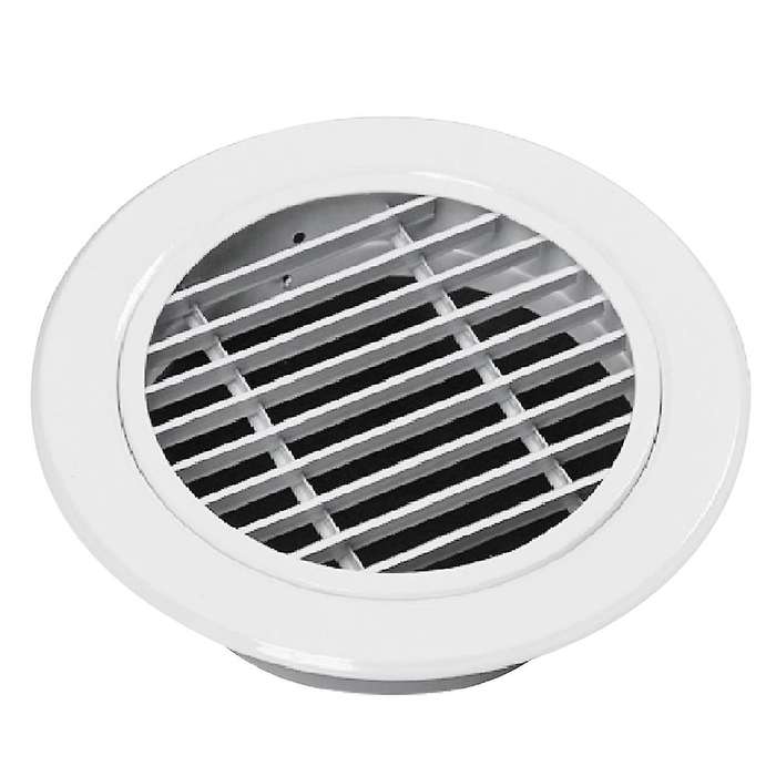 for 200mm Aluminum Alloy Louver Vent Grill Cover Round Single Layer Louver Windproof/rainproof Linea