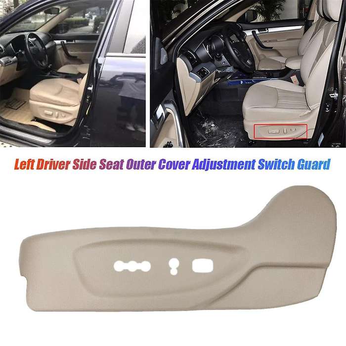 for 2010-2015 88160-1u020j7 Left Driver Side Seat Outer Cover Adjustment Switch Guard Beige 881601u0