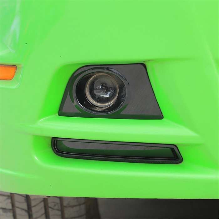for 2010-2014 Car Front Fog Lamp Light Cover Trim Decoration Sticker Accessories