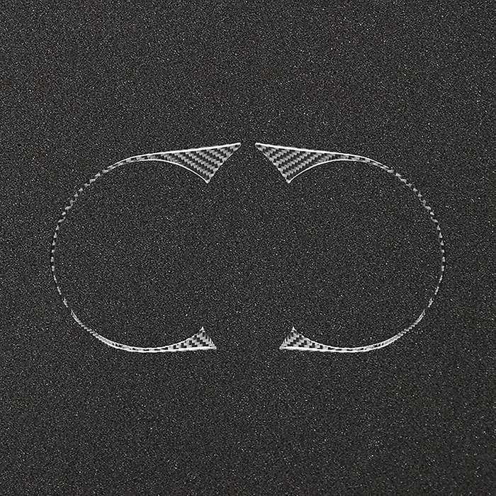 for 2011-2015 Soft Carbon Fiber Car Speedometer Instrument Cover Trim Interior Accessories
