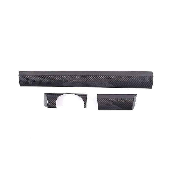 for 2011-2017 Dry Carbon Fiber Car Center Console Dashboard Cover Decorative Trim Sticker Accessori