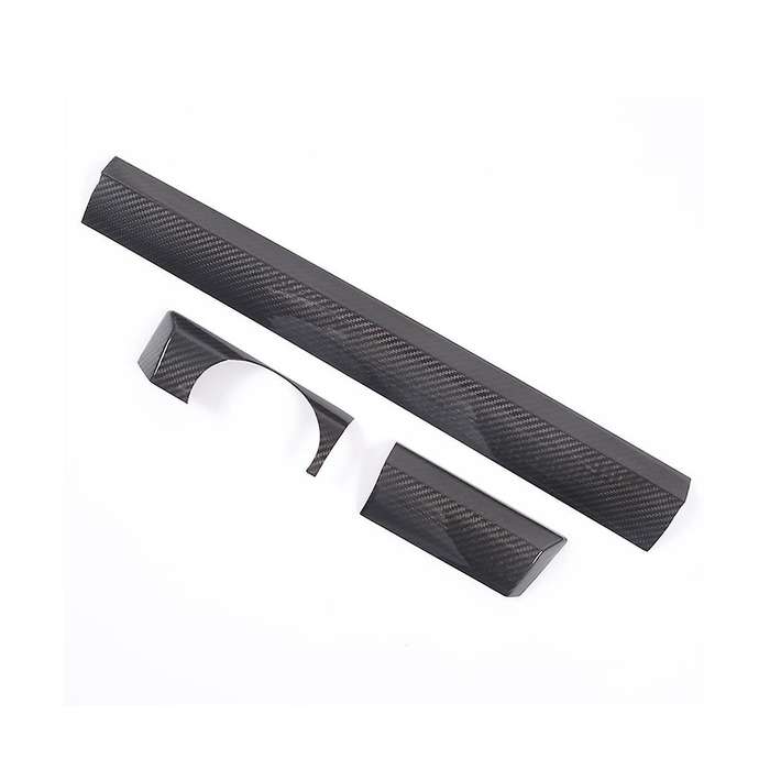 for 2011-2017 Dry Carbon Fiber Car Center Console Dashboard Cover Decorative Trim Sticker Accessori