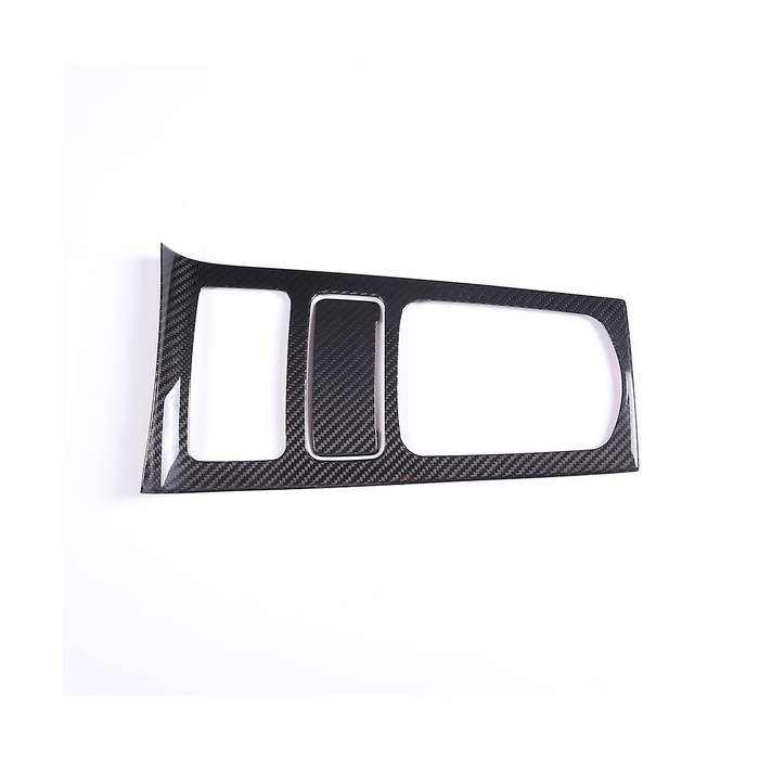 for 2011-2017 Carbon Fiber Car Center Control Gear Panel Cover Trim Interior Accessories