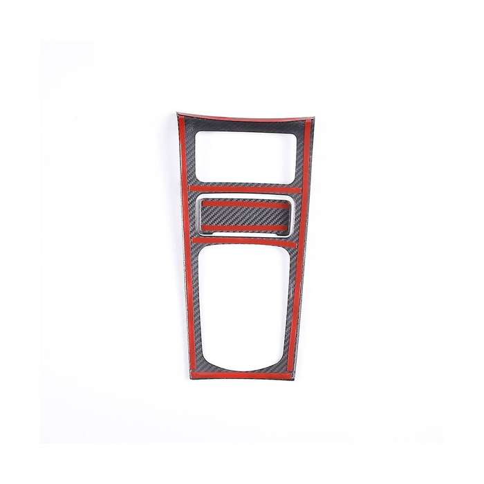 for 2011-2017 Carbon Fiber Car Center Control Gear Panel Cover Trim Interior Accessories