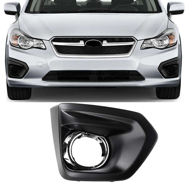 for 2012-2014 Right Passenger Side Front Bumper Fog Light Lamp Bezel Cover with Chrome 57731-FJ020