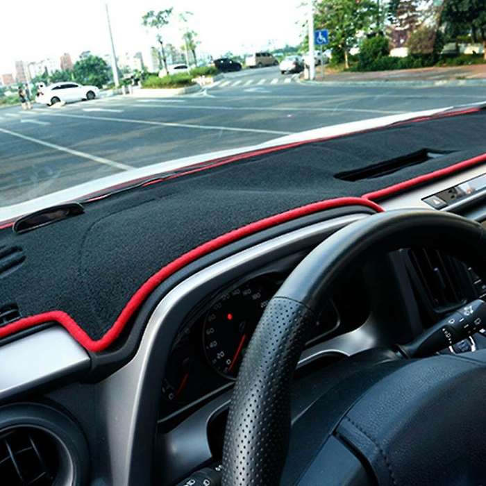 for 2013 - 2016 2017 2018 Red Dashboard Cover Dash Mat /Anti-Sun Mat / Light-Proof Pad Left Hand Dri