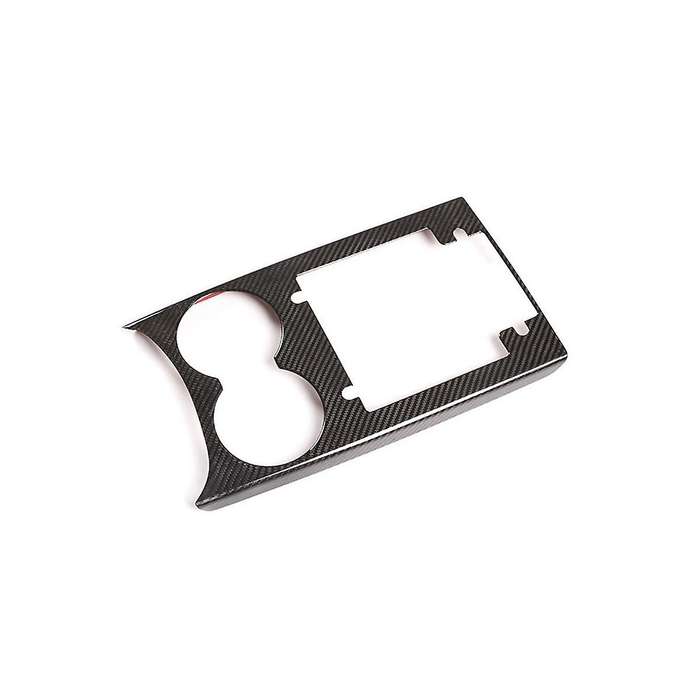for 2014-2022 Dry Carbon Fibre Central Control Water Cup Holder Panel Frame Cover Trim Car Accessori