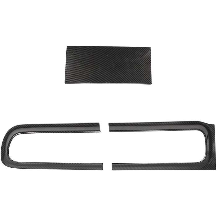 for 2015+ Car Carbon Fiber Taillight Cover Trim Rear Tail Light Lamp Decoration Frame Accessories, 5