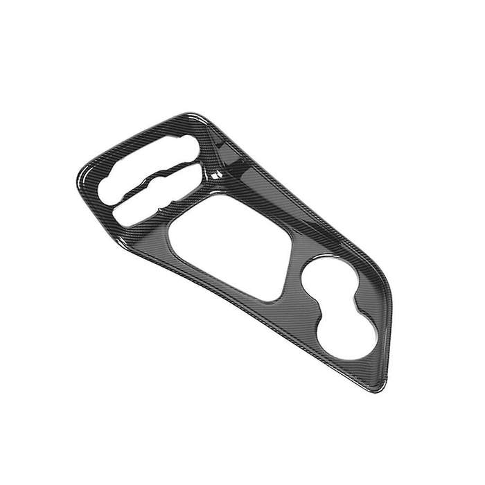 for 2015+ Car Gear Shift Panel Trim Cover Frame Decal Carbon Fiber Car Accessories