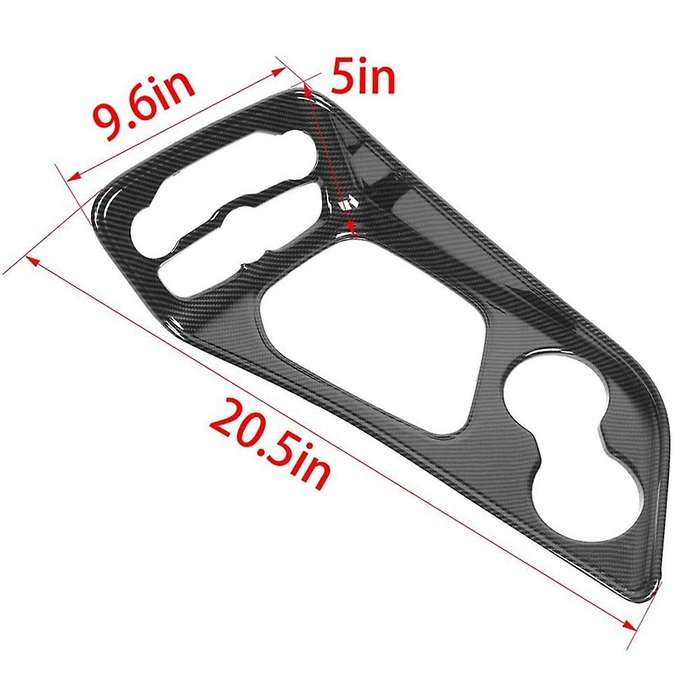 for 2015+ Car Gear Shift Panel Trim Cover Frame Decal Carbon Fiber Car Accessories