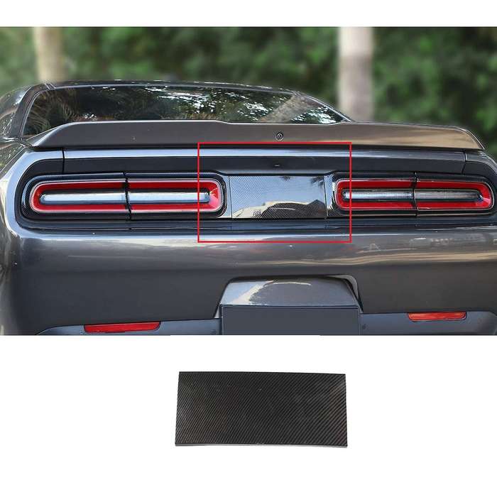 for 2015+ Car Taillight Cover Trim Rear Tail Light Lamp Decoration Accessories Carbon Fiber,1Pcs