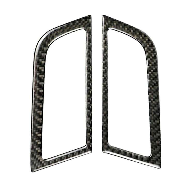 for 2015-2019 Car Interior Carbon Fiber Side Air Outlet Sticker 2Pcs