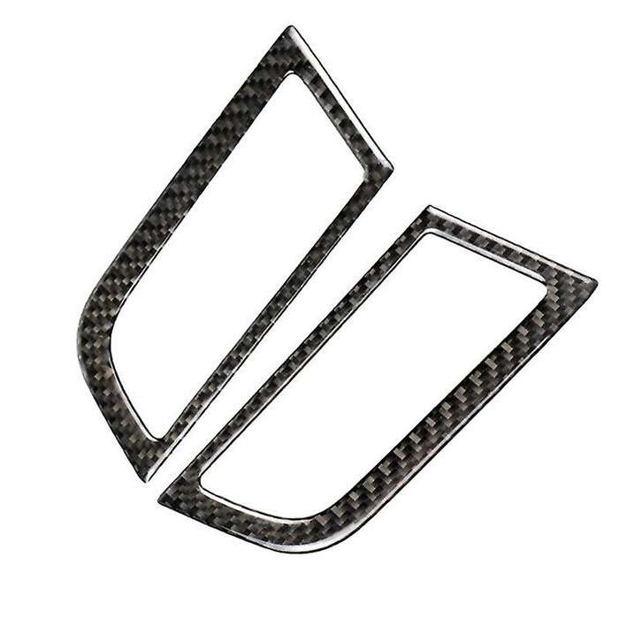 for 2015-2019 Car Interior Carbon Fiber Side Air Outlet Sticker 2Pcs
