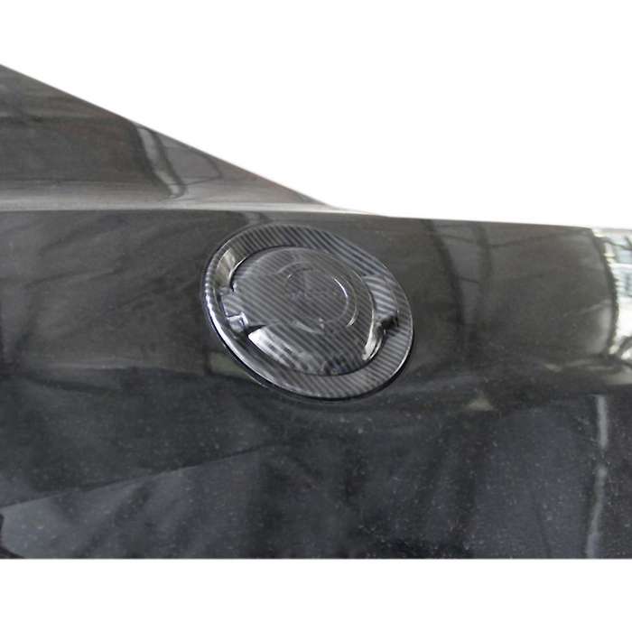 for 2015-2020 ABS Carbon Fiber Exterior Oil Fuel Tank Cap Decor Cover Trim