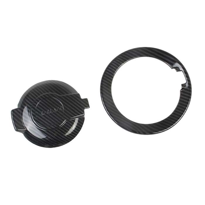 for 2015-2020 ABS Carbon Fiber Exterior Oil Fuel Tank Cap Decor Cover Trim