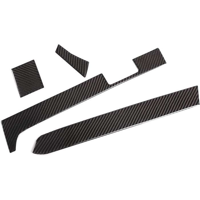 for 2015-2020 Car Center Control Dashboard Panel Cover Trim Glove Box Carbon Fiber Sticker Accessori
