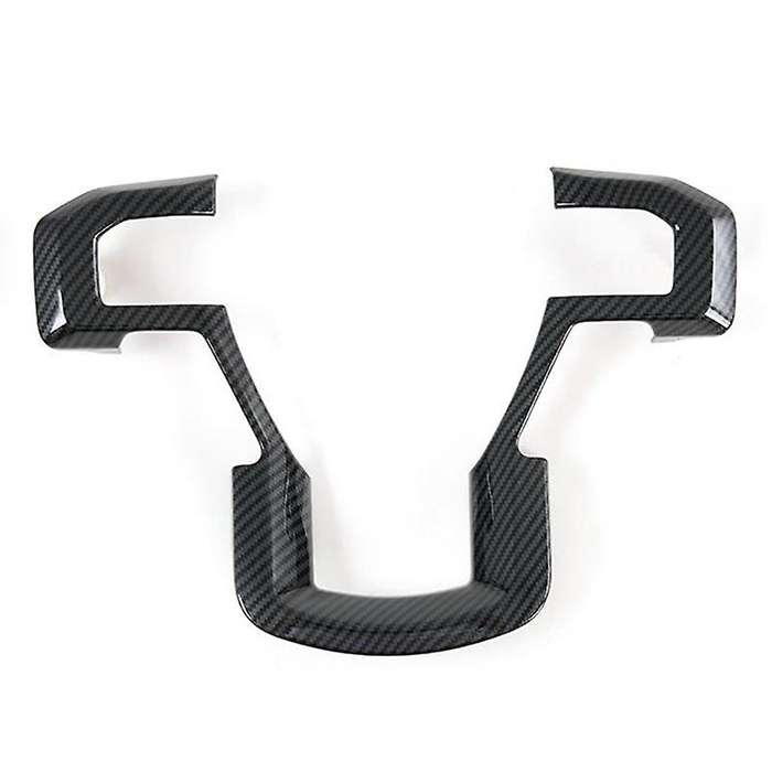 for 2015-2020 Car Carbon Fiber Steering Wheel Cover Trim Decorative Frame Accessories for F250 F350