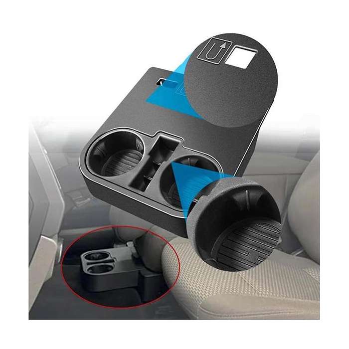 for 2015-2020 Hc3z-2813562-ab Black Hc3z2813562ab Car Front Center Console Cup Holder Under Seat Bo