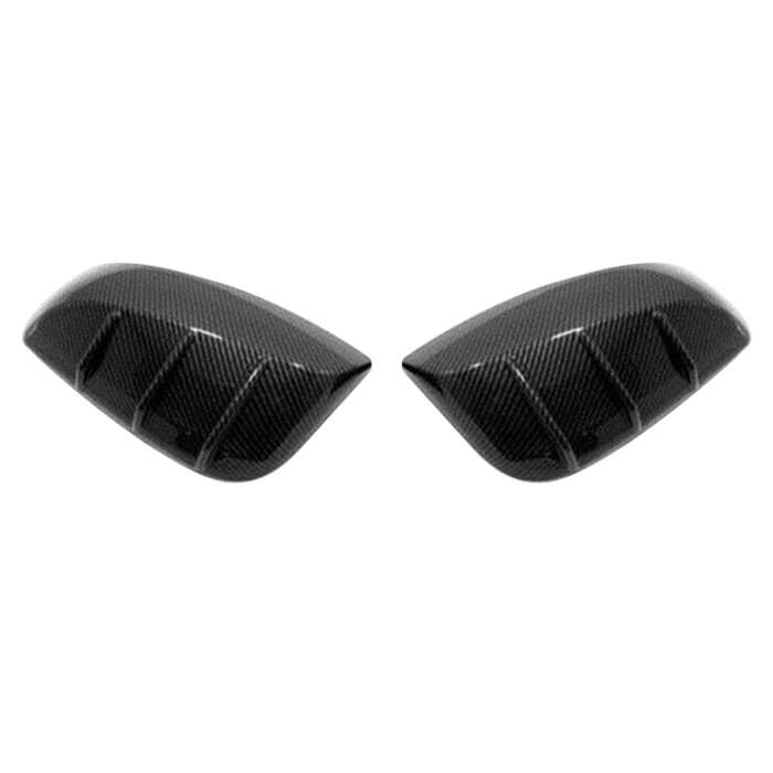 for 2016- 2021 Carbon Fiber Door Mirror Cover Trim 2Pcs