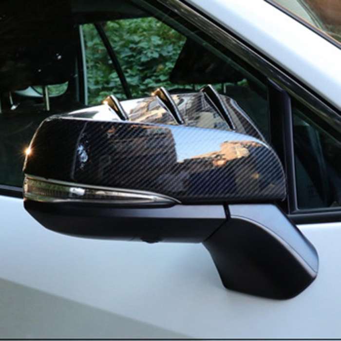 for 2016- 2021 Carbon Fiber Door Mirror Cover Trim 2Pcs