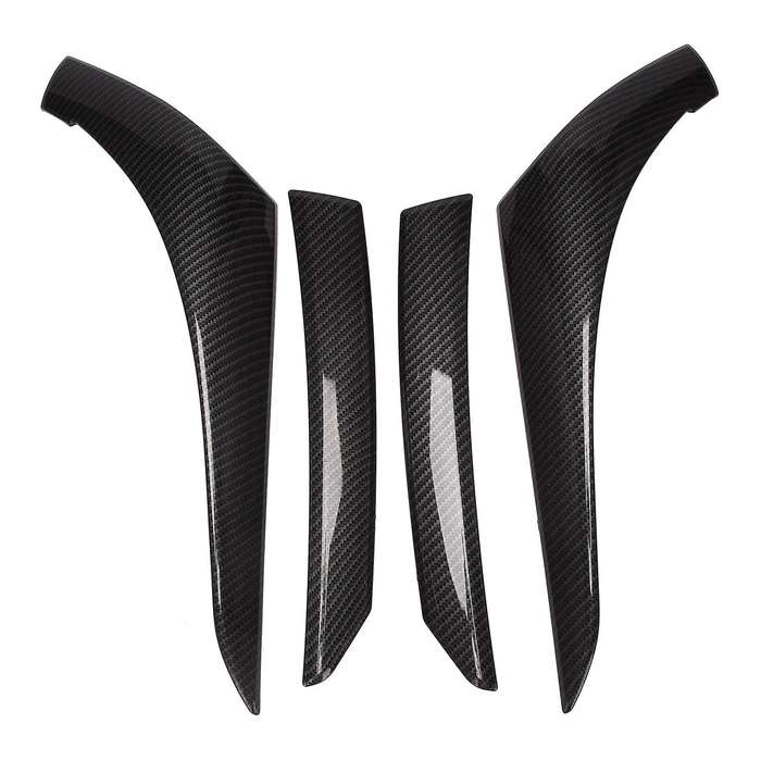 for 2016-2020 Carbon Fiber Rear Taillight Light Eyebrow Cover Decoration Strip