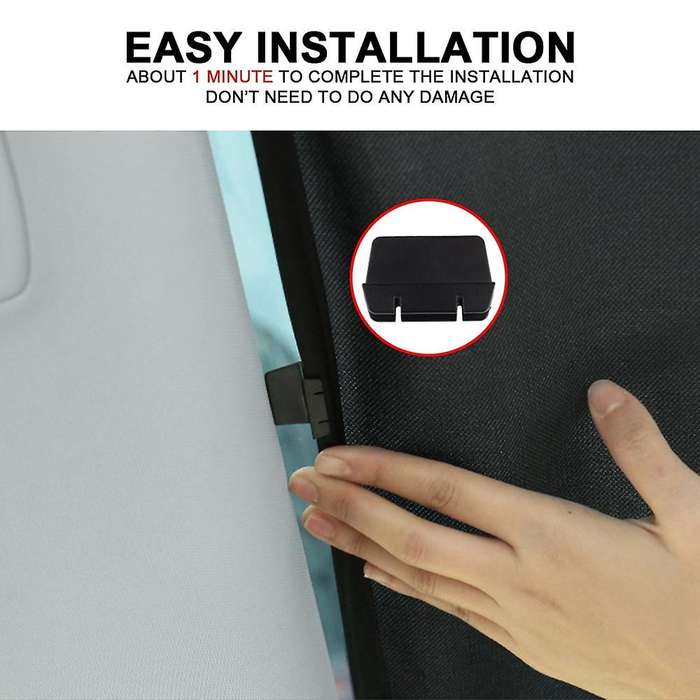for 2016-2020 Front Rear Sun Shades Glass Roof Sunshade UV Block Car Side Window Sunshade, 7PCS, Bla