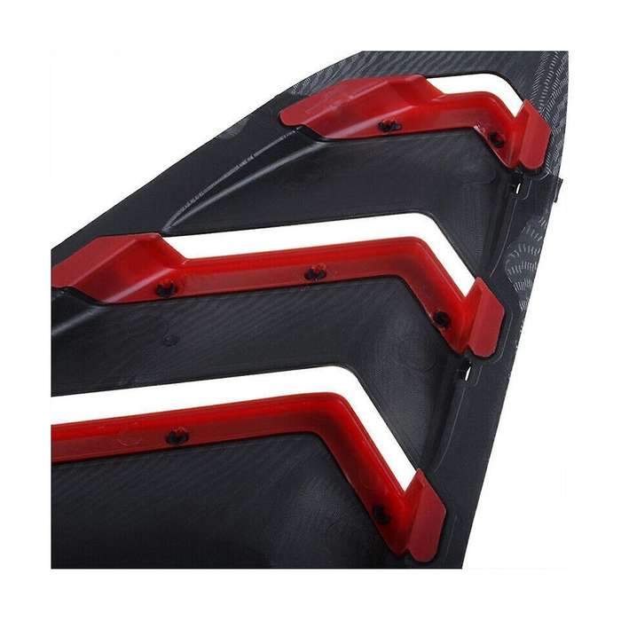 for 2016-2021 Sedan Rear Side Vent Quarter Window Louver Cover Triangular Window Trim Carbon Fiber R