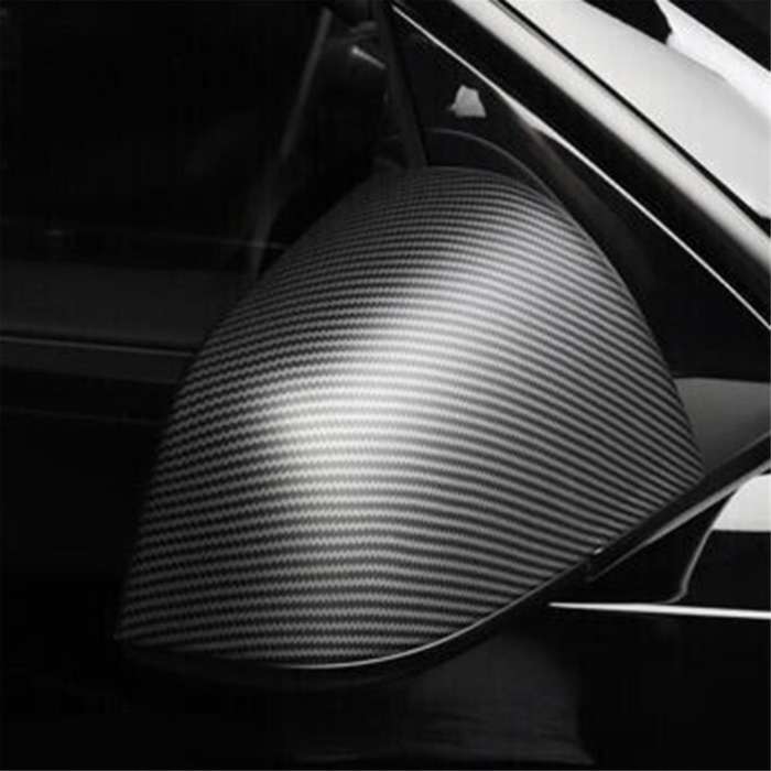 for 2017-2023 Rearview Mirror Cover Side Door Mirror Cover Cap Trim Car Accessories Matte Carbon Fib