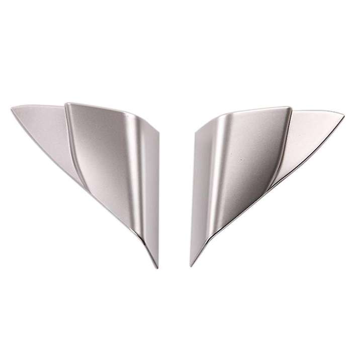 for 2018-2020 Car ABS Chrome Interior Front Door Triple-cornered Cover Trim a Pillar Trim Audio Fram