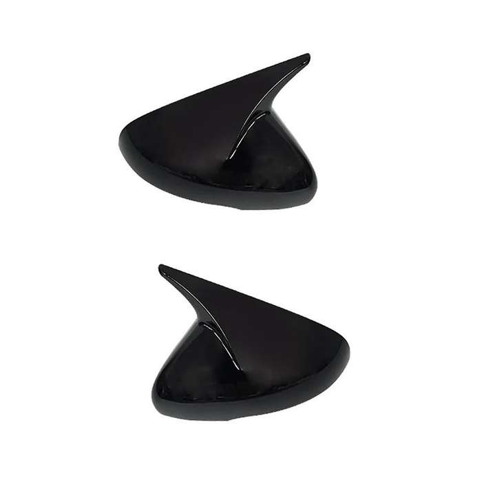 for 2018-2023 Car Side Door Rearview Mirror Cover Sticker Trim Exterior Accessories , Gloss Black