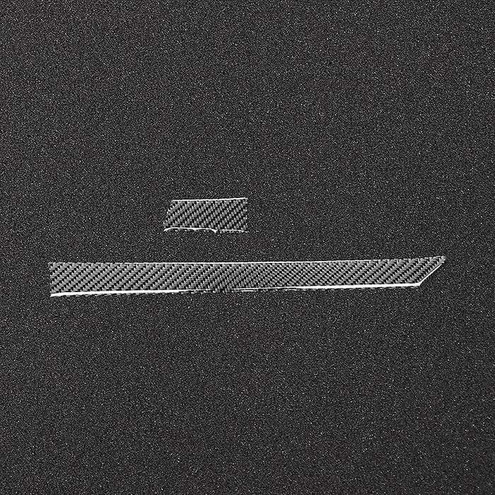 for 2019 2020 2021 Real Carbon Fiber Central Console Dashboard Trim Cover Stickers Decoration Kit
