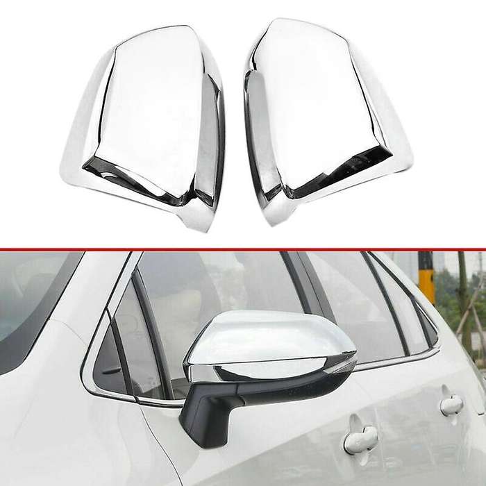 for 2019 2020 Silver Chrome Rearview Mirror Housing Decoration Cover Cap -Side Door Mirror Cover