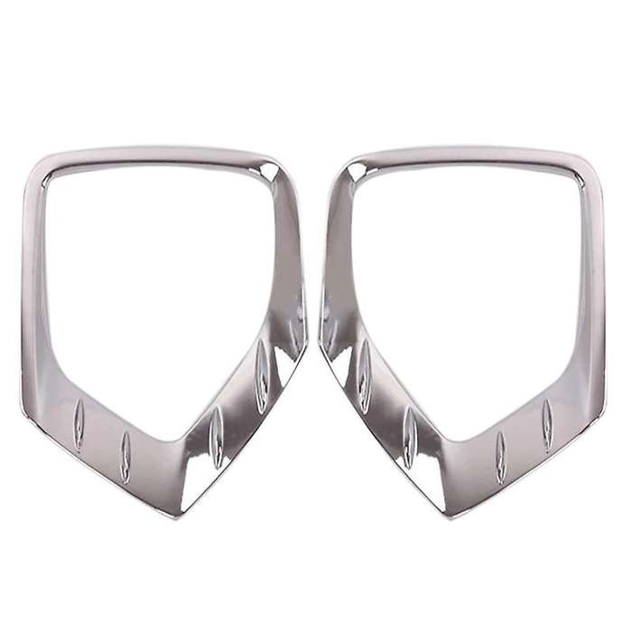 for 2019 ABS Chrome Front Foglight Fog Light Lamp Cover Trim Frame Sticker Exterior Accessories