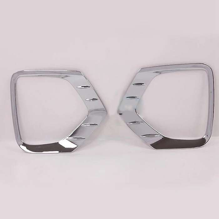 for 2019 ABS Chrome Front Foglight Fog Light Lamp Cover Trim Frame Sticker Exterior Accessories
