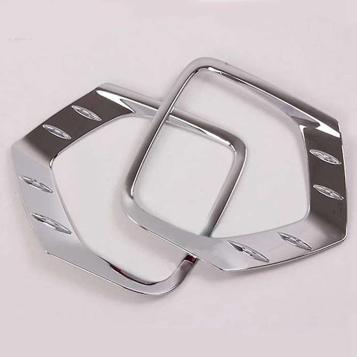 for 2019 ABS Chrome Front Foglight Fog Light Lamp Cover Trim Frame Sticker Exterior Accessories