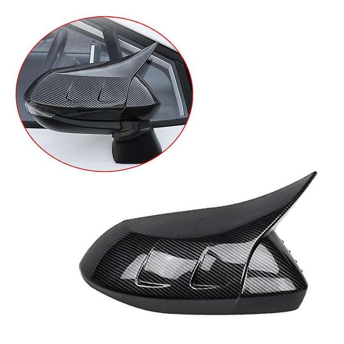 for 2019-2020 External Side Door Rear View Mirror Cover Molding Frame Trims Carbon Fiber Decoration