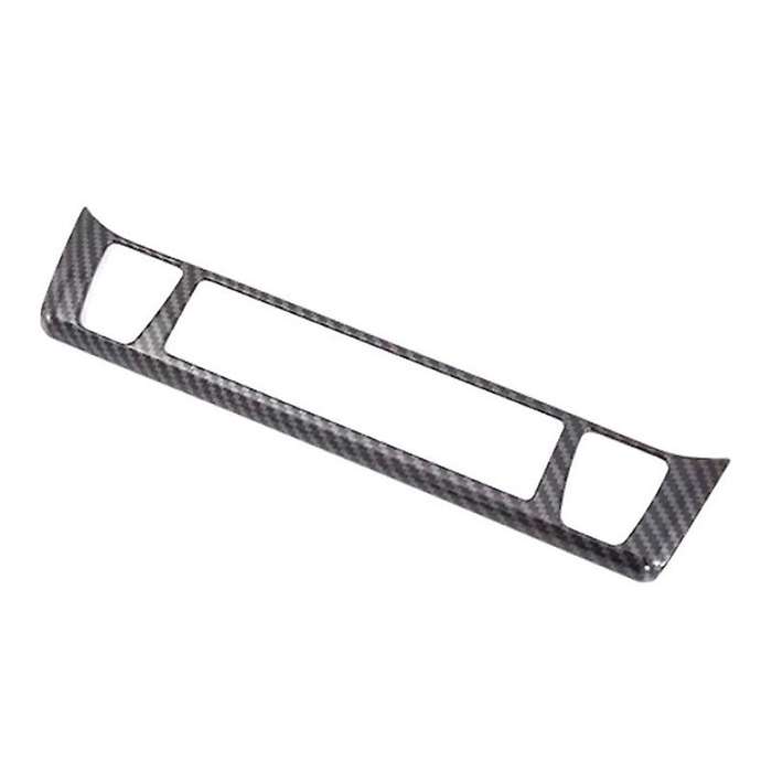 for 2019-2021 Car Seat Heating Button Decoration Frame Cover Trim Sticker Accessories, Carbon Fiber