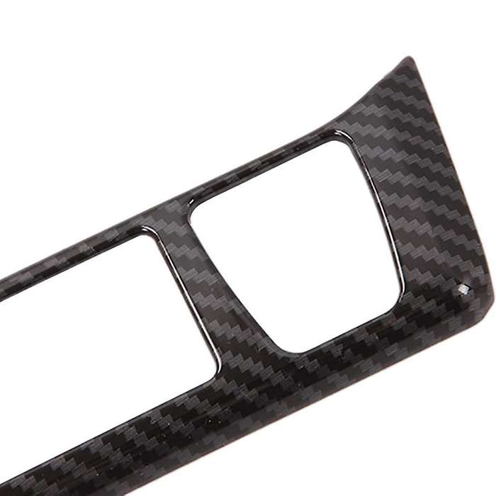 for 2019-2021 Car Seat Heating Button Decoration Frame Cover Trim Sticker Accessories, Carbon Fiber
