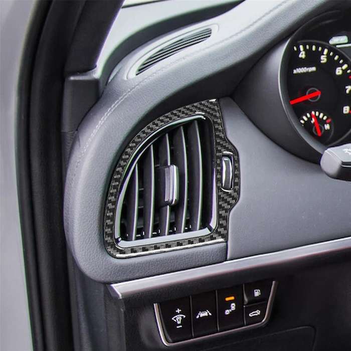 for 2019-2023 Dashboard Both Side Air Outlet Trim Cover Car Interior Decoration Accessories Sticker