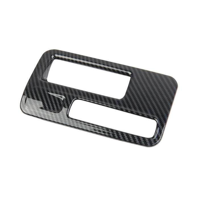 for 2019-2024 Car Headlight Switch Button Cover Panel Trim Interior Accessories Abs Carbon Fiber