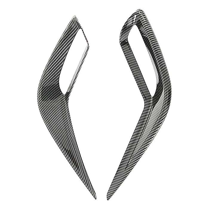 for 2020 2021 ABS Carbon Fiber Rear Fog Light Lamp Bezel Cover Trim Exterior Garnish