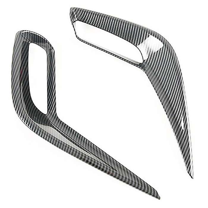 for 2020 2021 ABS Carbon Fiber Rear Fog Light Lamp Bezel Cover Trim Exterior Garnish