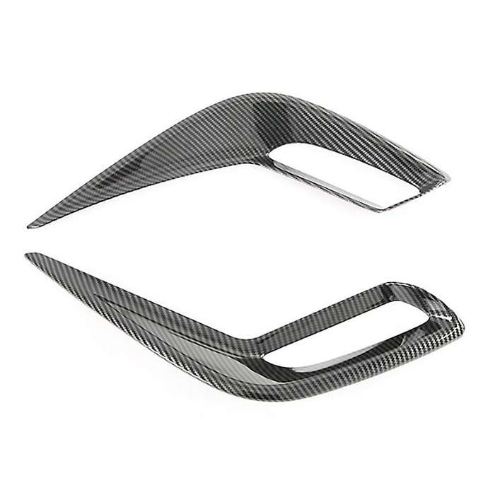 for 2020 2021 ABS Carbon Fiber Rear Fog Light Lamp Bezel Cover Trim Exterior Garnish