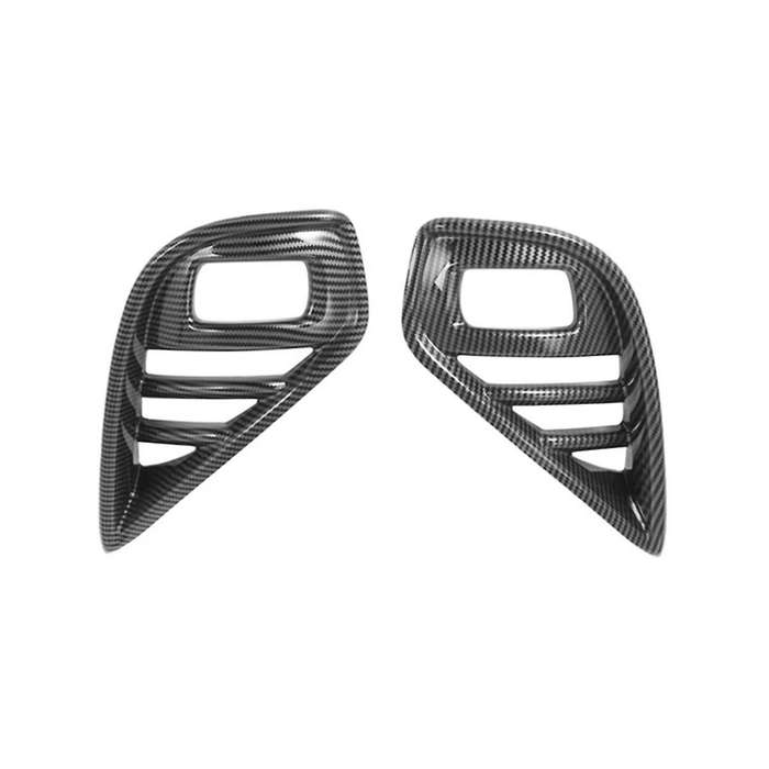 for 2020 2021 Car Abs Carbon Fiber Front Fog Light Lamp Cover Trim Foglight Bezel Decoration