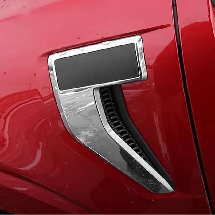 for 2020 2021 Chrome Side Air Outlet Grille Vent Trim Cover Auto Exterior Accessories
