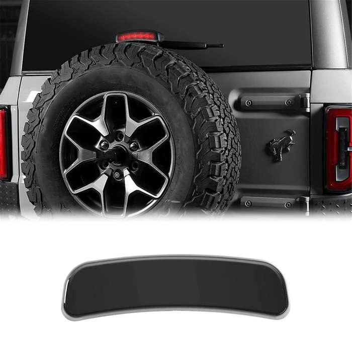 for 2021 2022 2023 3Rd Brake Light Cover, Third High Mount Stop Light Cover Accessories, Smoke Black